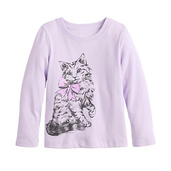 Baby & Toddler Girl Jumping Beans® Core Long Sleeve Graphic Tee