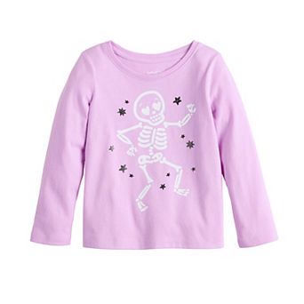 Baby & Toddler Girls Jumping Beans® Halloween Graphic Long Sleeve Tee