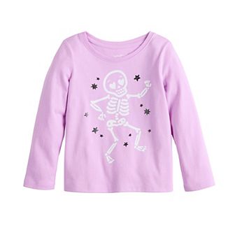 Baby & Toddler Girls Jumping Beans® Halloween Graphic Long Sleeve Tee