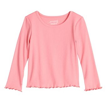 Baby & Toddler Girl Jumping Beans® Long Sleeve Rib Tee