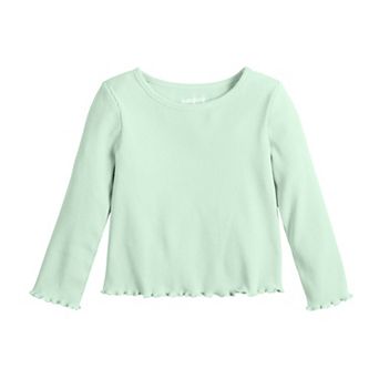 Baby & Toddler Girl Jumping Beans® Long Sleeve Rib Tee