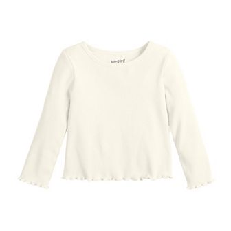 Baby & Toddler Girl Jumping Beans® Long Sleeve Rib Tee