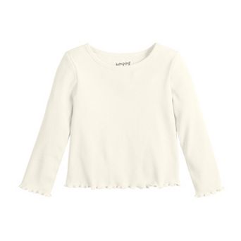 Baby & Toddler Girl Jumping Beans® Long Sleeve Rib Tee