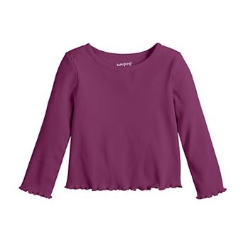 Baby & Toddler Girl Jumping Beans® Long Sleeve Rib Tee