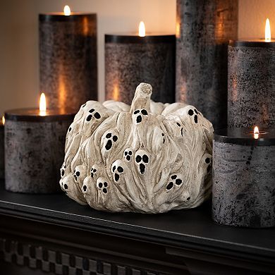 Ceramic Ghoul Pumpkin Halloween Decoration Table Decor