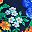 Navy Poppy Floral