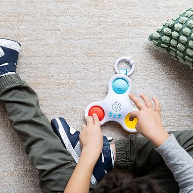 Chuckle & Roar Pop It and Glow Stroller & Bag Ring