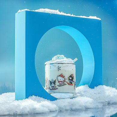 JoyJolt Hello Kitty and Friends Winter Wonderland 4-Pack Short Glass Set