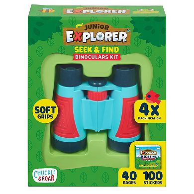 Chuckle & Roar Jr. Explorer Binoculars with Activity Book