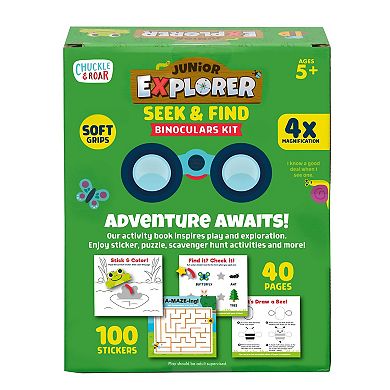 Chuckle & Roar Jr. Explorer Binoculars with Activity Book