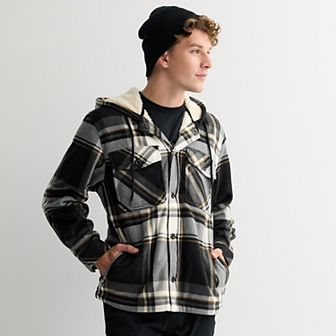 Men's Trinity Coast Hooded Polar Fleece Shacket
