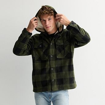 Men's Trinity Coast Hooded Polar Fleece Shacket