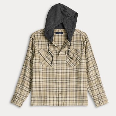 Men's Trinity Coast Hooded Flannel Shirt