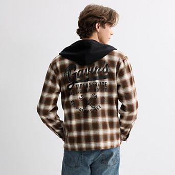 Men's Trinity Coast Hooded Flannel Shirt