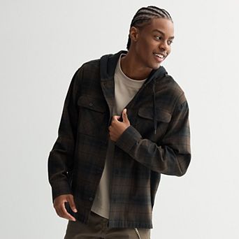 Men's Trinity Coast Hooded Flannel Shirt