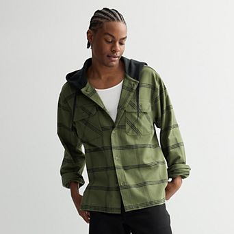 Men's Trinity Coast Hooded Flannel Shirt