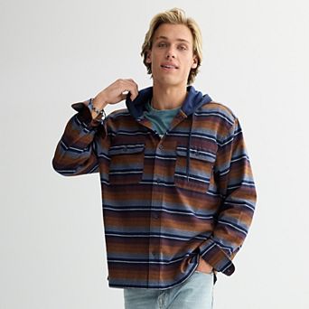Men's Trinity Coast Hooded Flannel Shirt