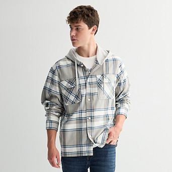 Men's Trinity Coast Hooded Flannel Shirt