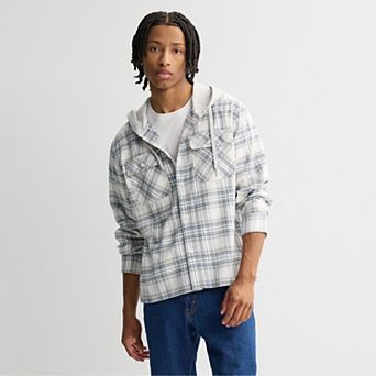 Men's Trinity Coast Hooded Flannel Shirt