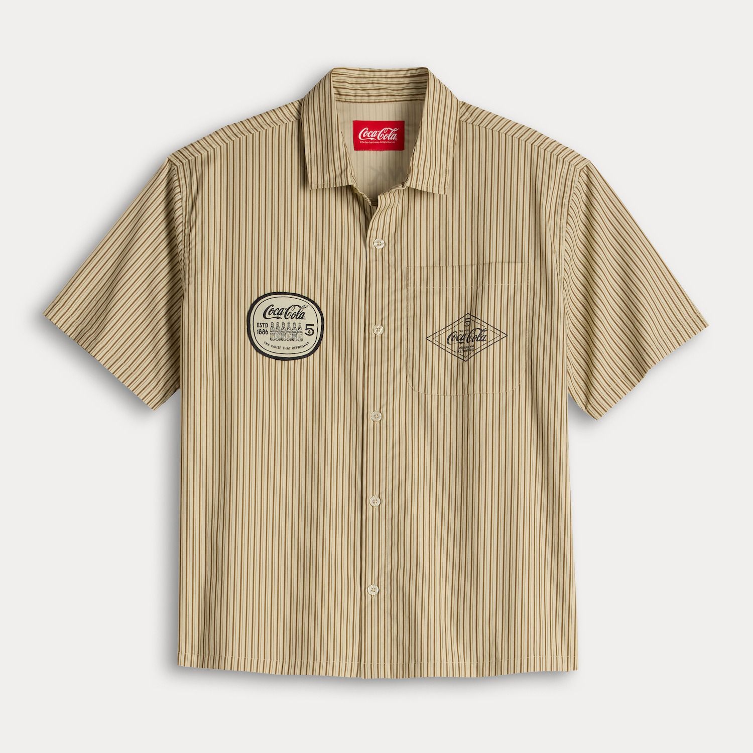 Men's Delivery Striped Work Shirt