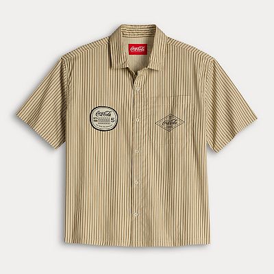 Men's Delivery Striped Work Shirt