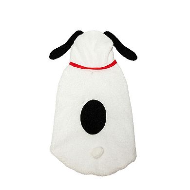 Woof Snoopy Classic Face Pet Costume Hoodie