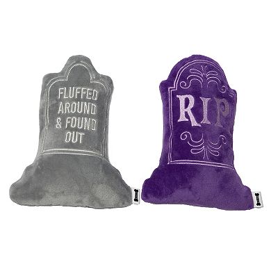 Woof 2-pk. Multi-squeaker Tombstone Dog Toys