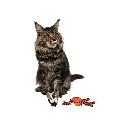 Meow 2-pk. Spider Fly Catnip Plush Pet Toys