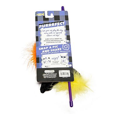 Meow Ghost Bat Interactive Teaser Wand Pet Toy