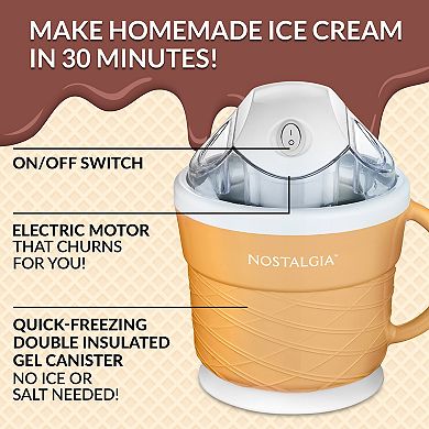 Nostalgia Electrics 1.5-Pint Electric Ice Cream Maker