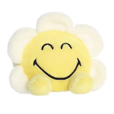 Aurora Mini Yellow SMILEYWORLD Palm Pals 5" Daisy Vibrant Stuffed Animal