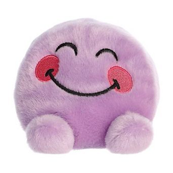 Aurora Mini Purple SMILEYWORLD Palm Pals 5" Joy Vibrant Stuffed Animal