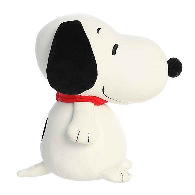 Aurora Small White Peanuts 8.5" Squishy Snoopy Adorable Stuffed Animal