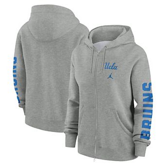 Women's��Nike Heather Gray UCLA Bruins Phoenix Full-Zip Hoodie