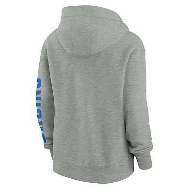 Women's Nike Heather Gray UCLA Bruins Phoenix Full-Zip Hoodie