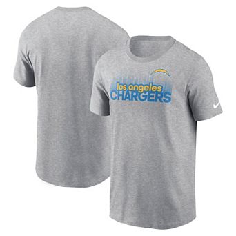 Men's Nike Heather Gray Los Angeles Chargers Local Essential T-Shirt