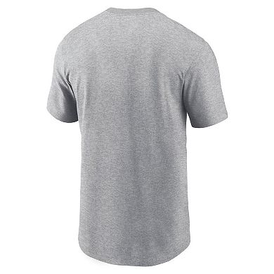 Men's Nike Heather Gray Los Angeles Chargers Local Essential T-Shirt