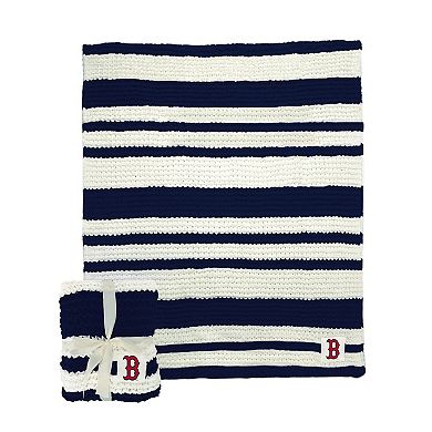 "Boston Red Sox 50"" x 60"" Cable-Knit Throw Blanket"