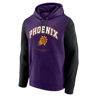 Men's Fanatics Purple/Black Phoenix Suns Scorer Pullover Hoodie