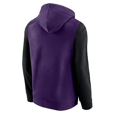 Men's Fanatics Purple/Black Phoenix Suns Scorer Pullover Hoodie