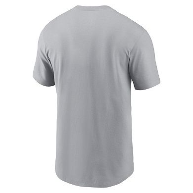 Men's Nike Gray Green Bay Packers Lockup Essential T-Shirt