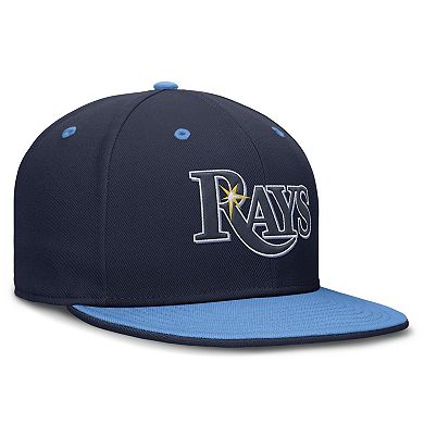 Men's Nike Navy/Light Blue Tampa Bay Rays True Primetime Two-Tone Performance Fitted Hat