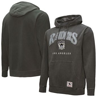��Mitchell & Ness Gray Los Angeles Raiders Slot Pullover Hoodie