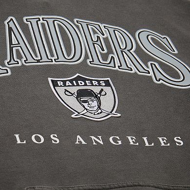 Mitchell & Ness Gray Los Angeles Raiders Slot Pullover Hoodie