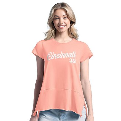 Women's Margaritaville Pink Cincinnati Bengals Gametime Is Paradise T-Shirt