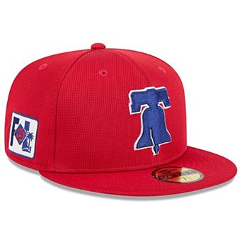 Men's New Era Red Philadelphia Phillies 2025 Spring Training 59FIFTY Fitted Hat
