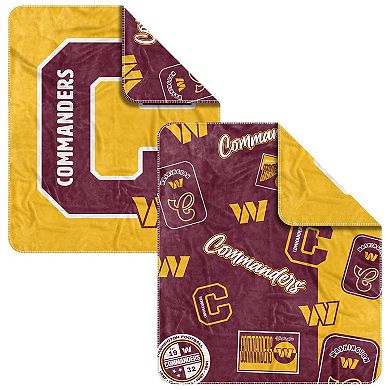 "Washington Commanders 50"" x 60"" Dream Weave Throw Blanket"
