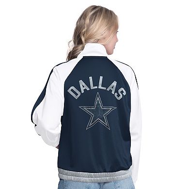 Women's G-III 4Her by Carl Banks White Dallas Cowboys Rally Full-Zip Track Jacket