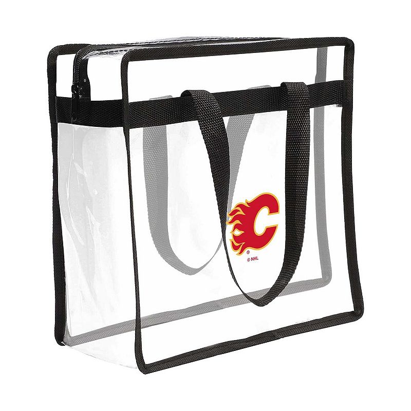 WinCraft Calgary Flames Clear Tote Bag, Flm Team