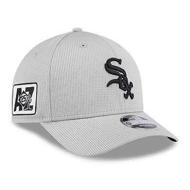 Men's New Era Gray Chicago White Sox 2025 Spring Training 9FORTY Adjustable Hat